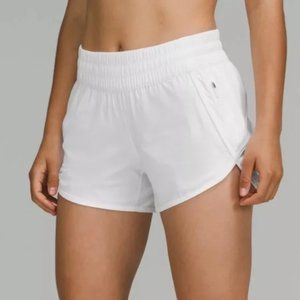 Lululemon Tracker Short V, 4” Inseam, White, Size 10
